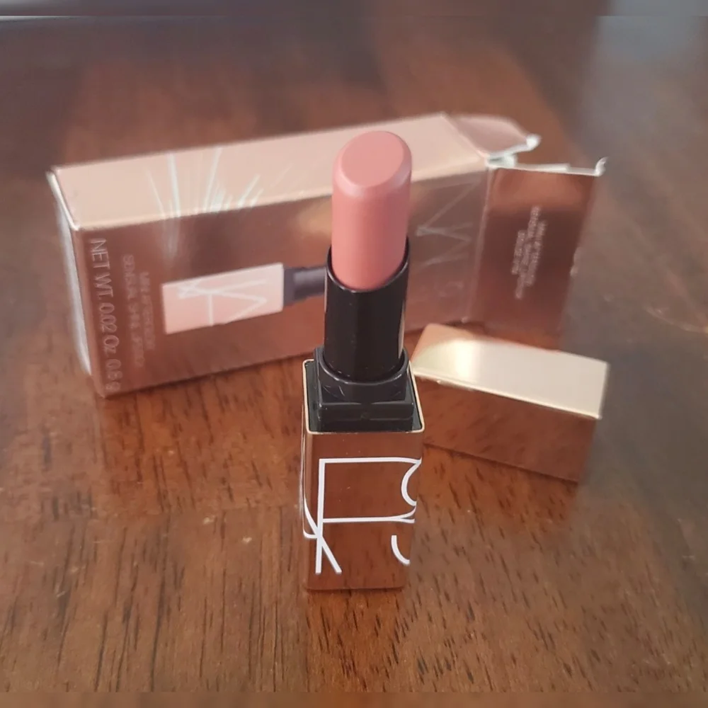 Nars afterglow sensual shine satin mini lipstick 888 dolce vita Dusty Rose - Picture 2 of 4